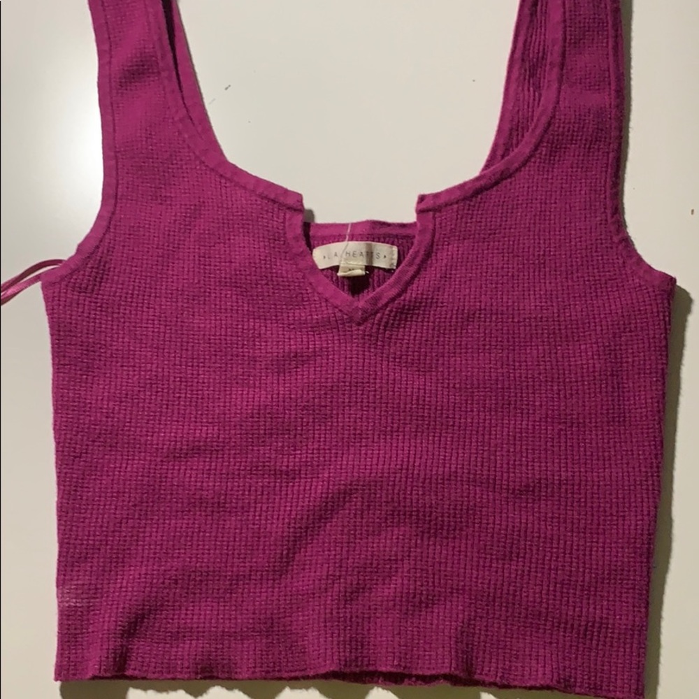 Pacsun LA Hearts Plum Tank Top